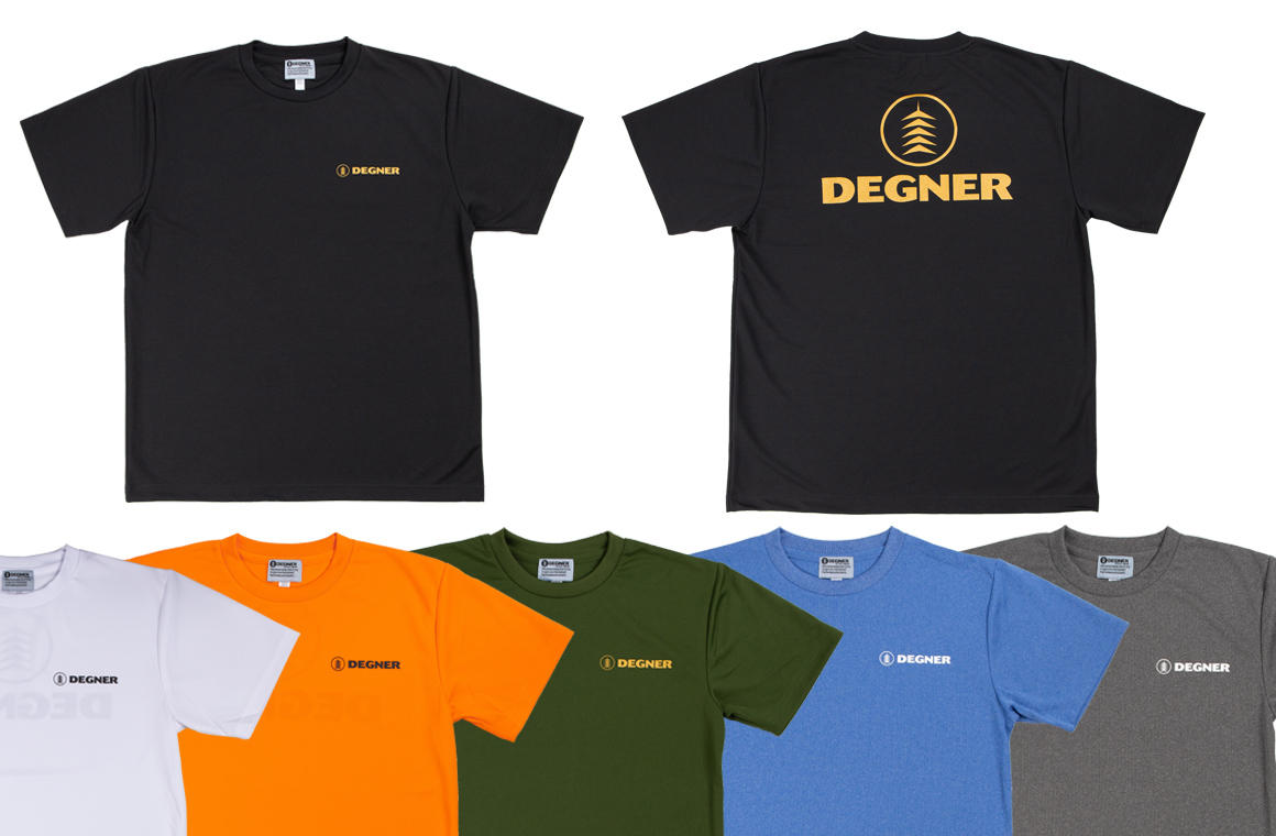 24TS-3 ロゴ入りドライTシャツ | DEGNER